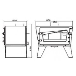 Estufa Le Ch´ti Antracita