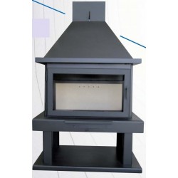 Chimenea de Leña Modelo C-203 - La mejor tienda de chimeneas